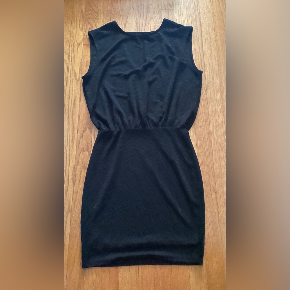 Vero Moda Black With Silver Thread Dress